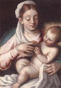 unknow artist The madonna and child China oil painting reproduction